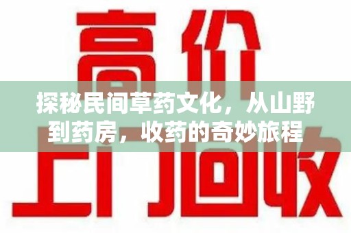 商丘探秘民间草药文化，从山野到药房，收药的奇妙旅程